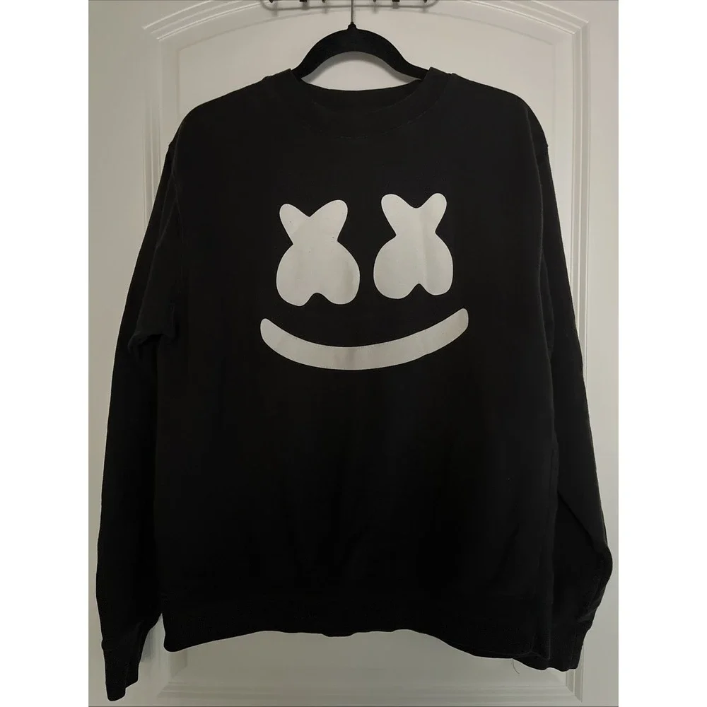 Marshmello Sweatshirt Mens Size Medium Black DJ Record Producer